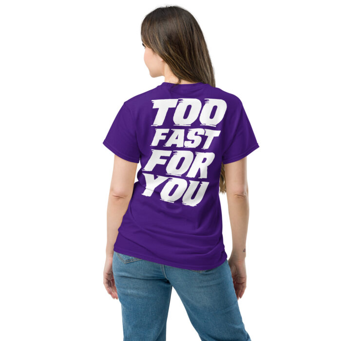 Koszulka TOO FAST FOR YOU – 100% bawełna, różne kolory, unisex - obrazek 6