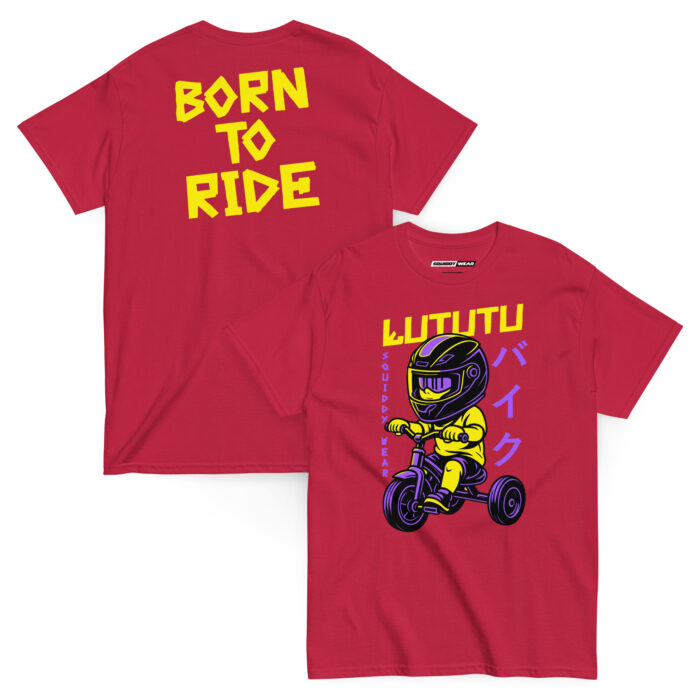 Koszulka Łututu Born To Ride – 100% bawełna, różne kolory, unisex - obrazek 10