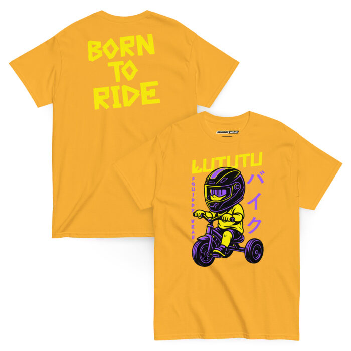 Koszulka Łututu Born To Ride – 100% bawełna, różne kolory, unisex - obrazek 19