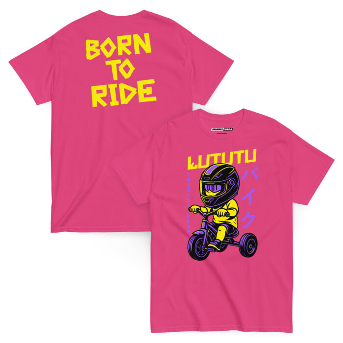 Koszulka Łututu Born To Ride – 100% bawełna, różne kolory, unisex - obrazek 14