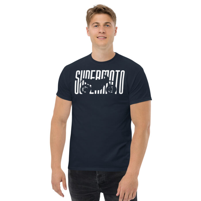 Koszulka Supermoto – 100% bawełna, różne kolory, unisex - obrazek 2