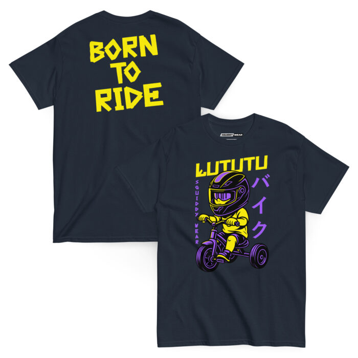 Koszulka Łututu Born To Ride – 100% bawełna, różne kolory, unisex - obrazek 7