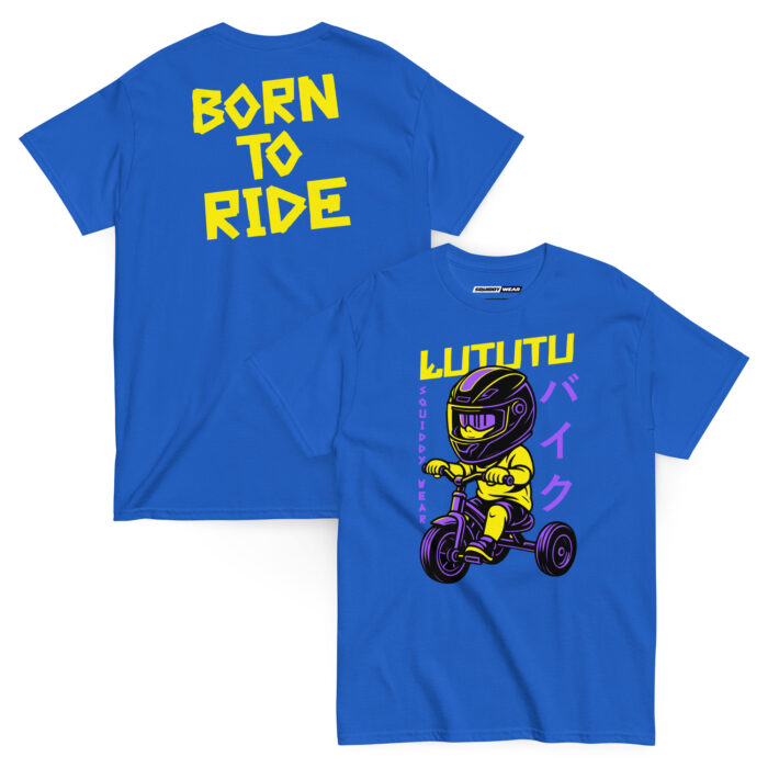 Koszulka Łututu Born To Ride – 100% bawełna, różne kolory, unisex - obrazek 13