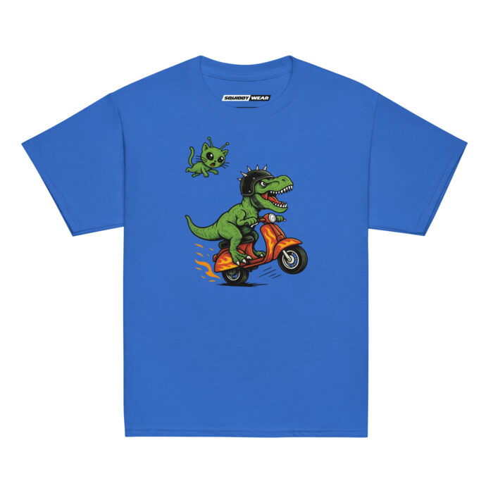 Koszulka dziecięca Szalony Moto T-Rex - 100% bawełna, unisex - obrazek 13