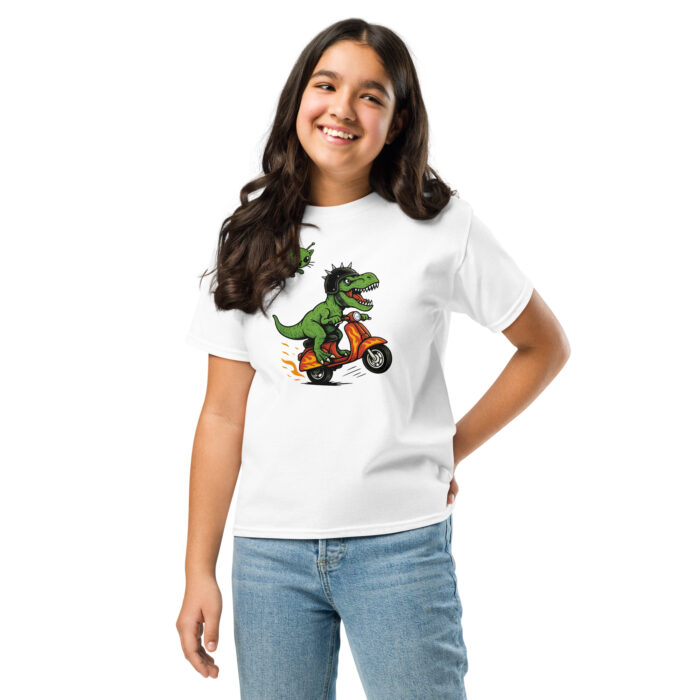 Koszulka dziecięca Szalony Moto T-Rex - 100% bawełna, unisex - obrazek 16