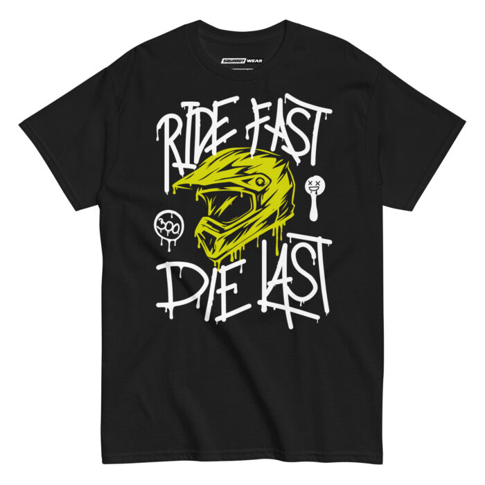 koszulka motocyklowa ride fast die last