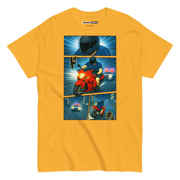 Koszulka motocyklowa Moto Manga – 100% bawełna, unisex - obrazek 5