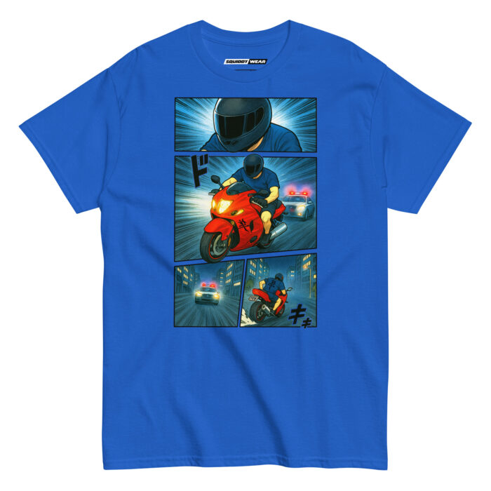 Koszulka motocyklowa Moto Manga – 100% bawełna, unisex - obrazek 4