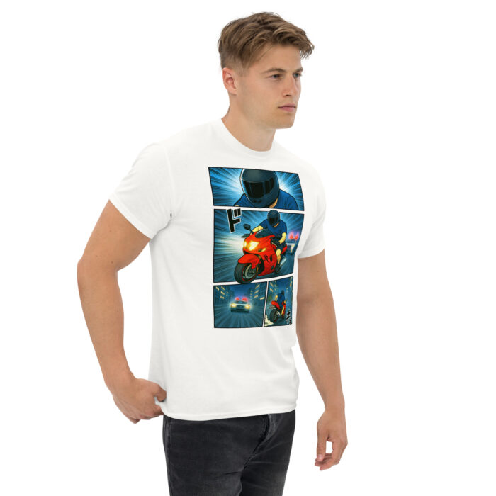 Koszulka motocyklowa Moto Manga – 100% bawełna, unisex - obrazek 2